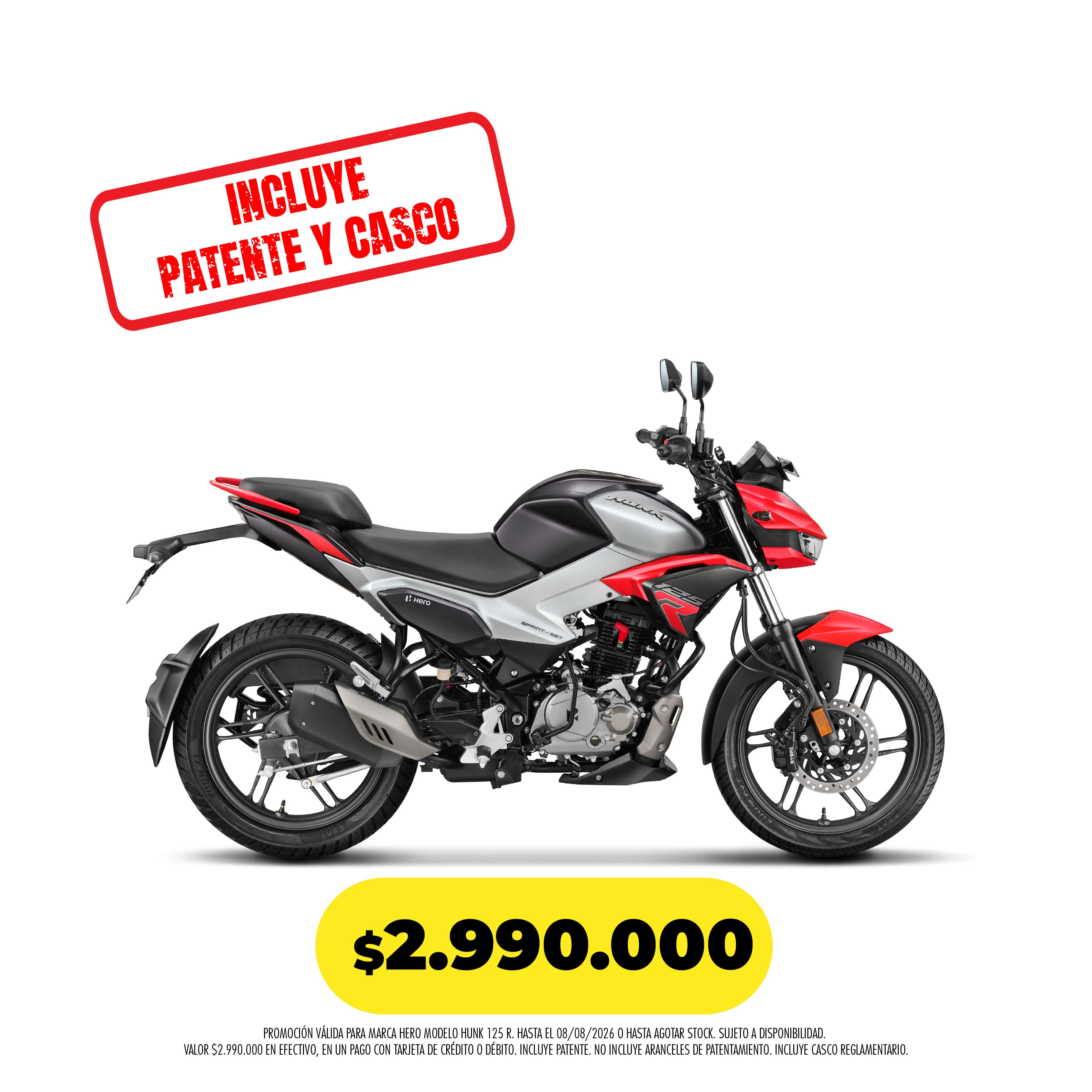 HERO HUNK 125 R