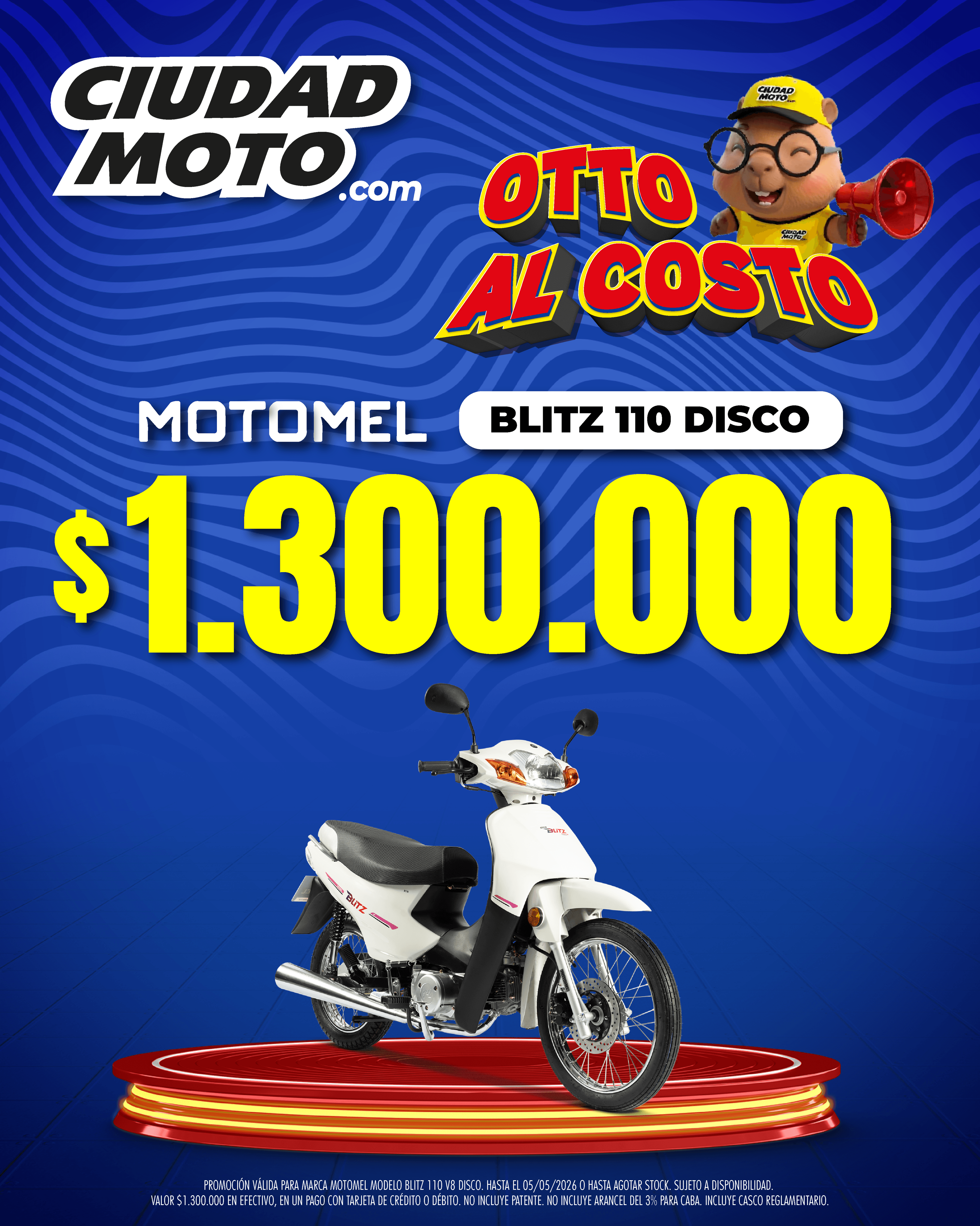 Motomel BLITZ 110 DISCO